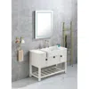 Streamdale Furniture Streamdale Led Bathroom Mirror With High Lumen And Anti-fog In White