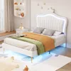 Streamdale Furniture Streamdale Led Light Twin Bed