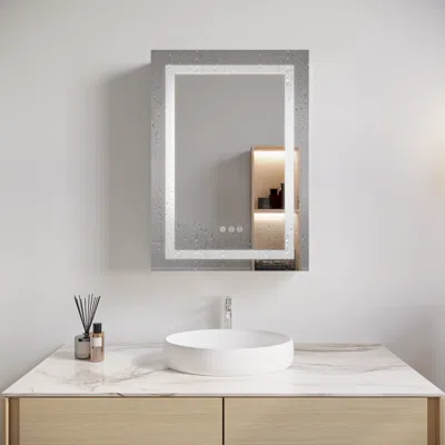 Streamdale Furniture Streamdale Led Mirror Medicine Cabinet