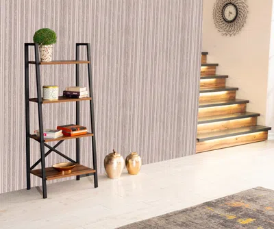 Streamdale Furniture Streamdale Leon 5 Tier Modern Ladder Bookshelf Organizers