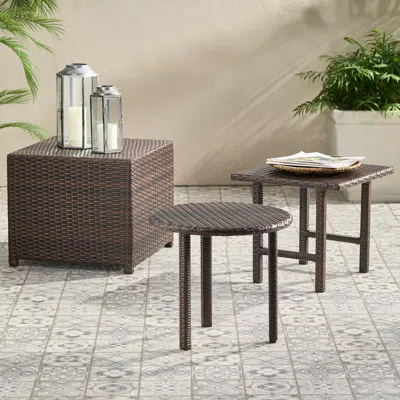 Streamdale Furniture Streamdale Lido 3pc Table Set