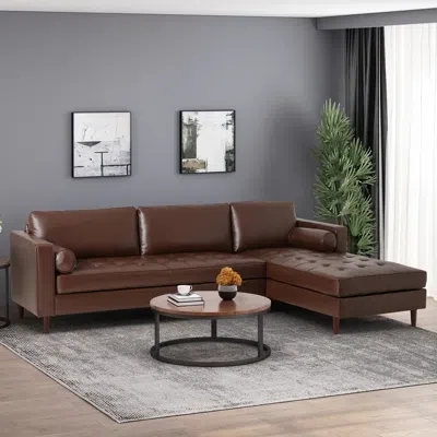 Streamdale Furniture Streamdale Light Brown Chaise Lounge