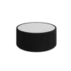 Streamdale Furniture Streamdale Light Marble Top Leather Coffee Table In Black