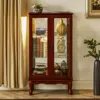 Streamdale Furniture Streamdale Lighted Cherry Curio Cabinet