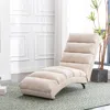 Streamdale Furniture Streamdale Linen Chaise Lounge Indoor Chair