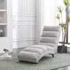 Streamdale Furniture Streamdale Linen Chaise Lounge Indoor Chair