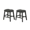 Streamdale Furniture Streamdale Linen-fabric Padded Counter Stool