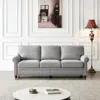 Streamdale Furniture Streamdale Linen Fabric Upholstered With Storage Sofa