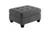 Streamdale Furniture Streamdale Linen Tufted Wedge Sofa With Nailheads