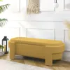 Streamdale Furniture Streamdale Linen Upholstered Storage Bench - Yellow (51.5")