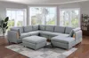 Streamdale Furniture Streamdale Living Room Furniture 8 Piece Sectional Sofa Set Light Dorris