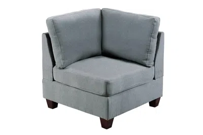 Streamdale Furniture Streamdale Living Room Furniture Corner Wedge Linen Like Fabric 1 Piece
