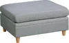 Streamdale Furniture Streamdale Living Room Furniture Ottoman Light Dorris Fabric 1 Piece Cushion