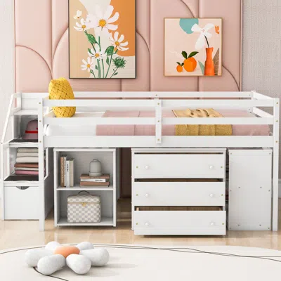 Streamdale Furniture Streamdale Loft Bed With Desk
