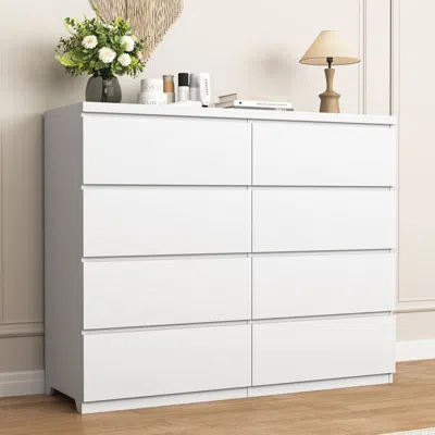 Streamdale Furniture Streamdale Loft Bed With Slide, Playhouse, Led Lights, White