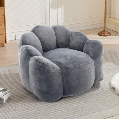 Streamdale Furniture Streamdale Lotus Compression Bean Bag Sofa - Gray