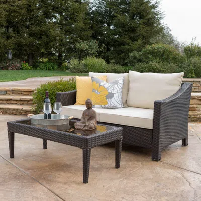 Streamdale Furniture Streamdale Loveseat And Table Set