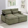 Streamdale Furniture Streamdale Loveseat Sofa 70.9" Sectional Convertible Sofa Bed W/storage, Ottomans, Usb & Cup Holders