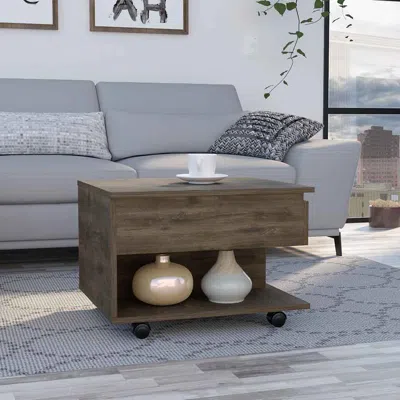 Streamdale Furniture Streamdale Luanda Lift Top Coffee Table In Brown