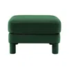 Streamdale Furniture Streamdale Lucas Ottoman Polyester-green In Green