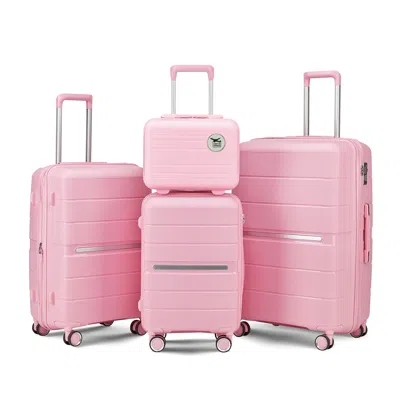 Streamdale Furniture Streamdale Luggage Sets 4 Piece(14/20/24/28) Pp Lightweight & Durable Expandable Suitcase