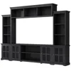 Streamdale Furniture Streamdale Lunar Series Modular Entertainment System With Ample Storage