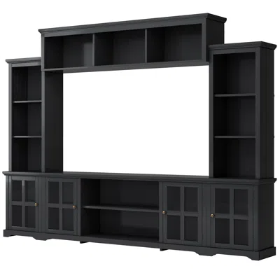 Streamdale Furniture Streamdale Lunar Series Modular Entertainment System With Ample Storage