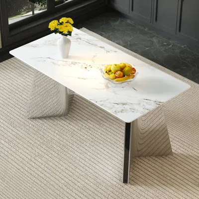 Streamdale Furniture Streamdale Luxurious Jade Dining Table With Butterfly Legs