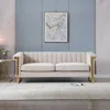 Streamdale Furniture Streamdale Luxurious Velvet Sofa With Modern Accents