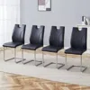 Streamdale Furniture Streamdale Luxury Bow Chairs - Electroplated Legs, Stain Resistant