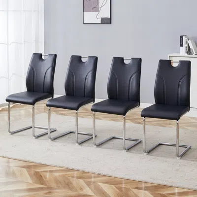 Streamdale Furniture Streamdale Luxury Bow Chairs - Electroplated Legs, Stain Resistant