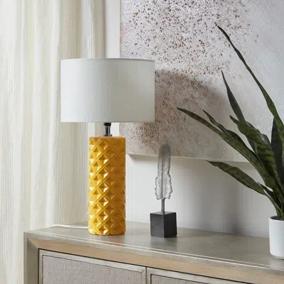Streamdale Furniture Streamdale Macey Geodesic Ceramic Table Lamp