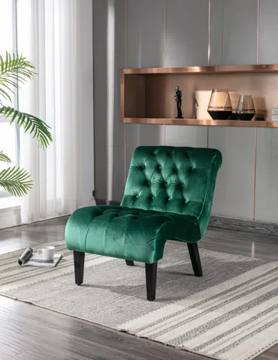 Streamdale Furniture Streamdale Magnificent Accent Living Room Chair Leisure Chair In Green
