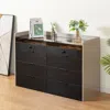 Streamdale Furniture Streamdale Makeup & Jewelry Cabinet W/ Bluetooth Light & Glass Top