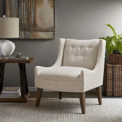 Streamdale Furniture Streamdale Malabar Accent Chair In White