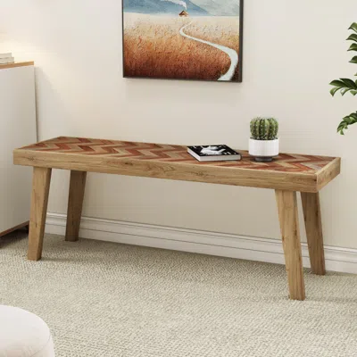 Streamdale Furniture Streamdale Mango Wood Bench,natural