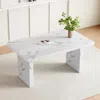 Streamdale Furniture Streamdale Marble Pattern Dining Table - Luxurious & Low-key (63")