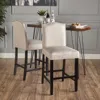 Streamdale Furniture Streamdale Markson Kd Counter Stool With Espresso Legs And Upholstered Seat