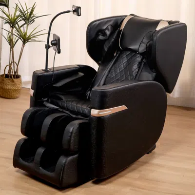 Streamdale Furniture Streamdale Massage Chair Recliner With Zero Gravity With Full Body Air Pressure In Black