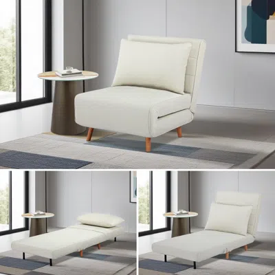 Streamdale Furniture Streamdale Max Sofa Bed - 3 In 1 Upholstered Accent Chair Bed-convertible Sleeper Sofa Chair