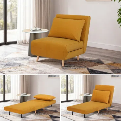 Streamdale Furniture Streamdale Max Sofa Bed - 3 In 1 Upholstered Accent Chair Bed-convertible Sleeper Sofa Chair