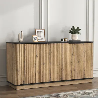 Streamdale Furniture Streamdale Mdf Sideboard: Tv & Tableware Storage (55" X 15.7" X 29.6")