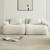 Streamdale Furniture Streamdale Memory Foam 2-seater Sofa In A Box - White In White
