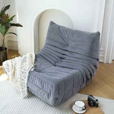 Streamdale Furniture Streamdale Memory Foam Floor Sofa For Lounging And Gaming