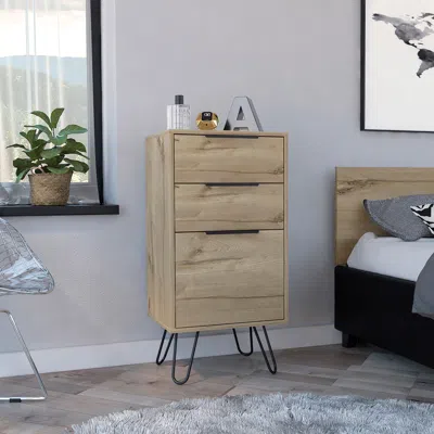 Streamdale Furniture Streamdale Meriden 3-drawer Rectangle Dresser Light Oak