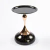 Streamdale Furniture Streamdale Mermaid Tail Coffee Table - Round Metal Accent Table