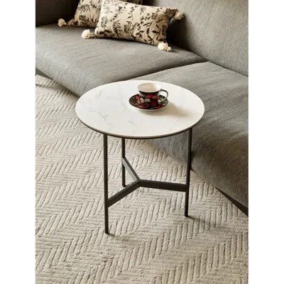 Streamdale Furniture Streamdale Metal Accent End Table, Black, Small