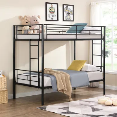 Streamdale Furniture Streamdale Metal Bunk Bed Black