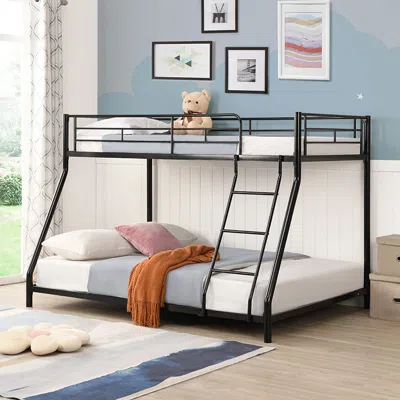 Streamdale Furniture Streamdale Metal Bunk Bed Tf Black