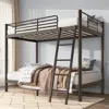 Streamdale Furniture Streamdale Metal Bunk Bed, Twin Over Twin